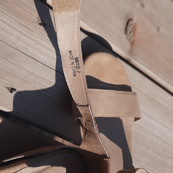 L’Atelier Noir Rudsak Nude Suede Sandals - Picture 7 of 8